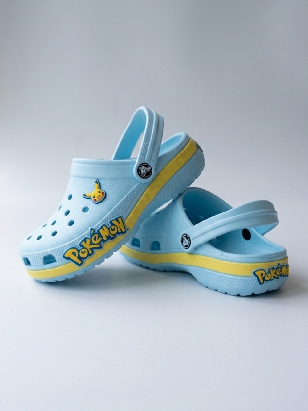 Pokémon Xinyimei Light Blue Kids Clog Sandles Size EU 34-35